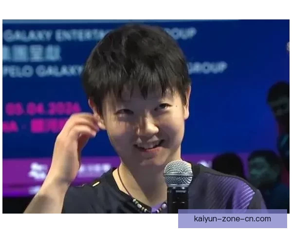 孙颖莎横扫温特赛后坦言心态制胜感谢教练指导并祝王曼昱晋级决赛再创辉煌